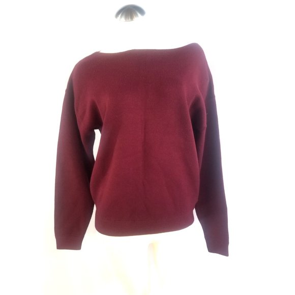 Tahari Sweaters - Tahari Size M Burgundy Red Sweater